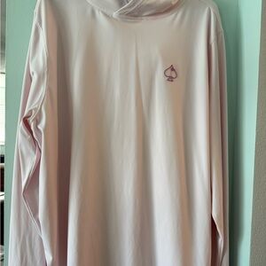 Light Pink Men's Hoodie with Spade Logo